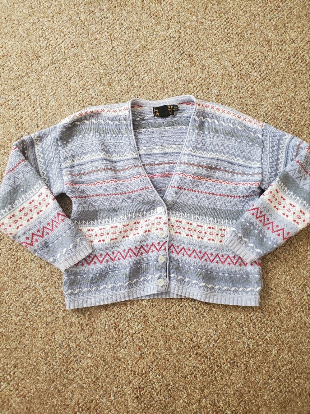 Vintage 100% Cotton Eddie Bauer Cardigan